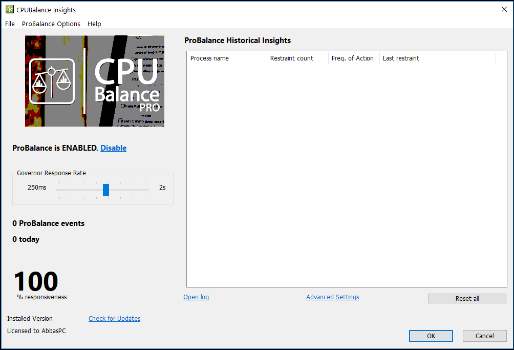 Bitsum CPUBalance Pro Activation Code Bitsum CPUBalance Pro Activation Code