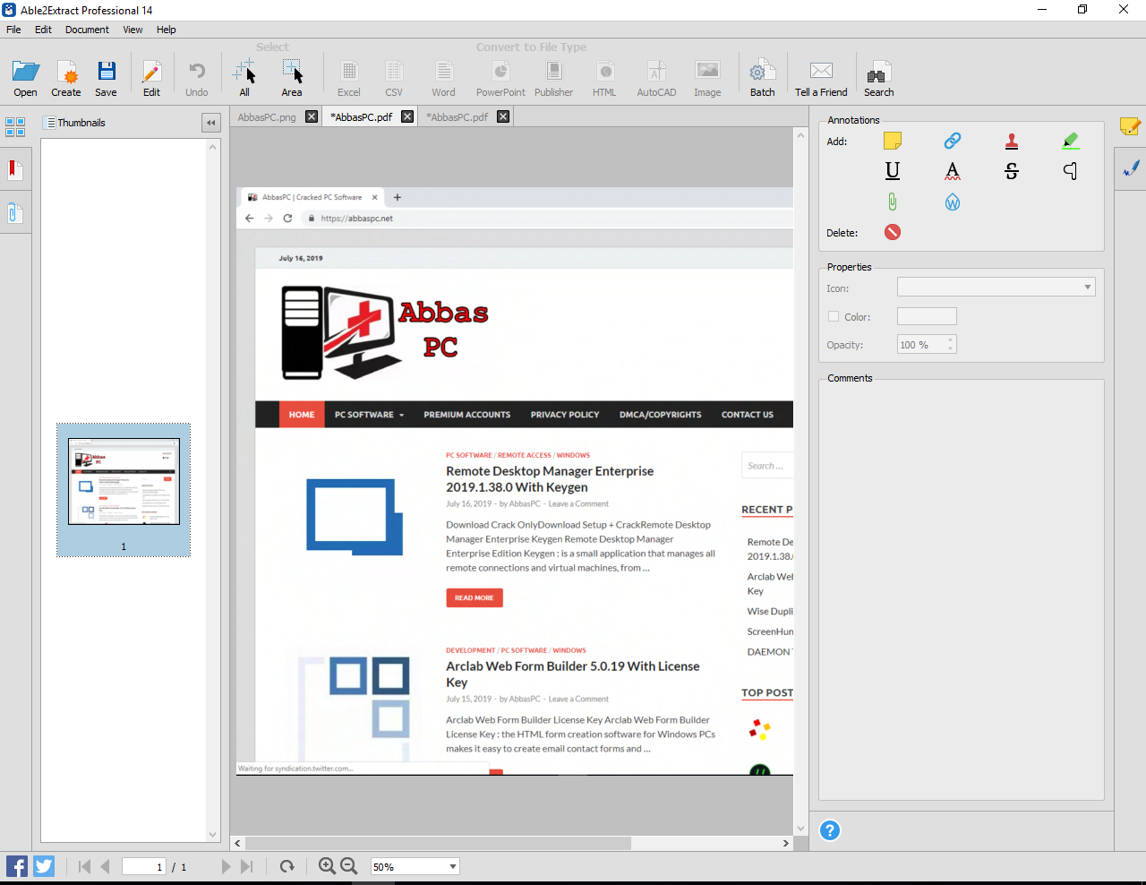 Able2Extract Professional Registration PIN Free Download Able2Extract Professional Registration PIN Free Download