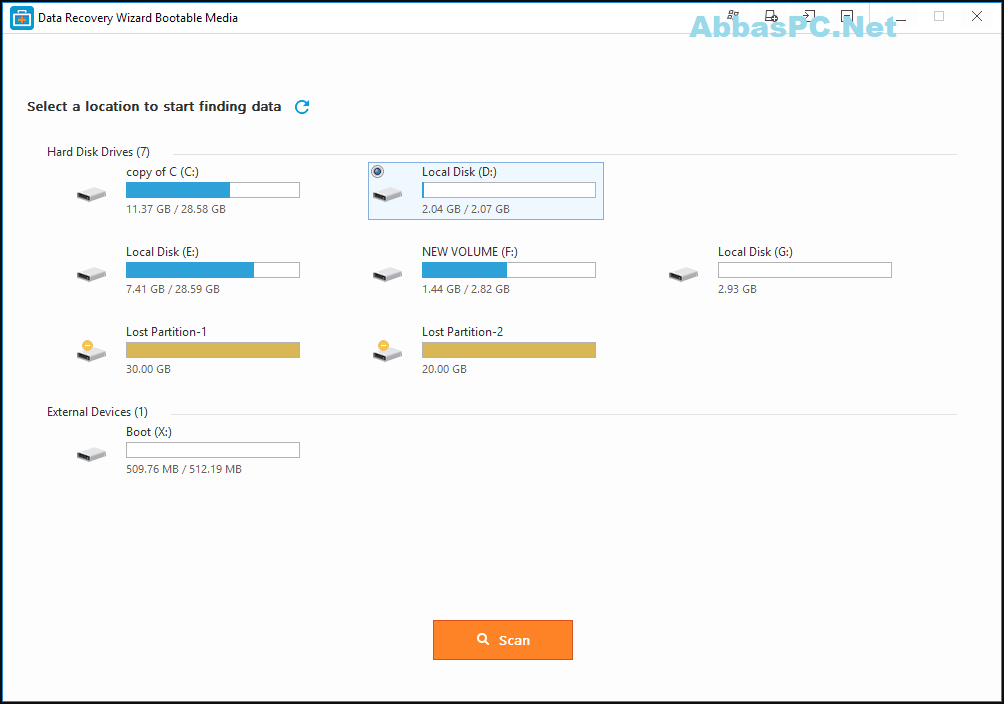EaseUS Data Recovery Wizard WinPE Edition Cracked Free Download