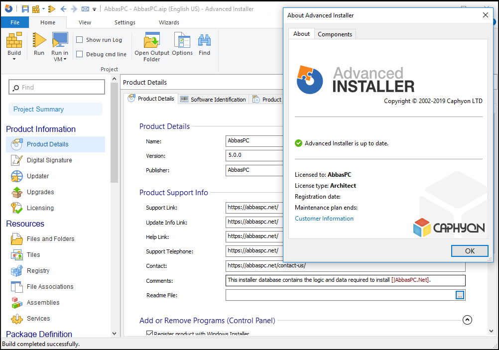 Advanced Installer Architect License Key Advanced Installer Architect License Key