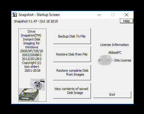 Drive SnapShot License Key Drive SnapShot License Key