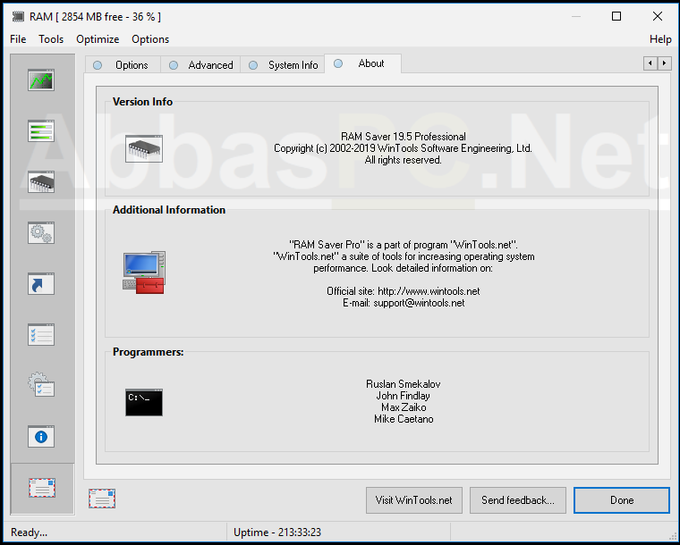 RAM Saver Professional Registration Key