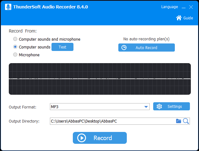 ThunderSoft Audio Recorder Registration Code