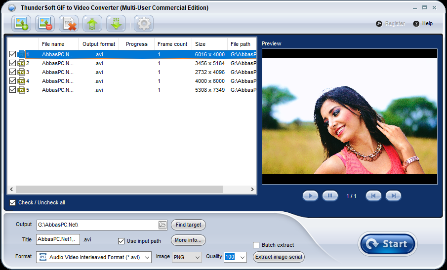 ThunderSoft GIF to Video Converter Registration Code