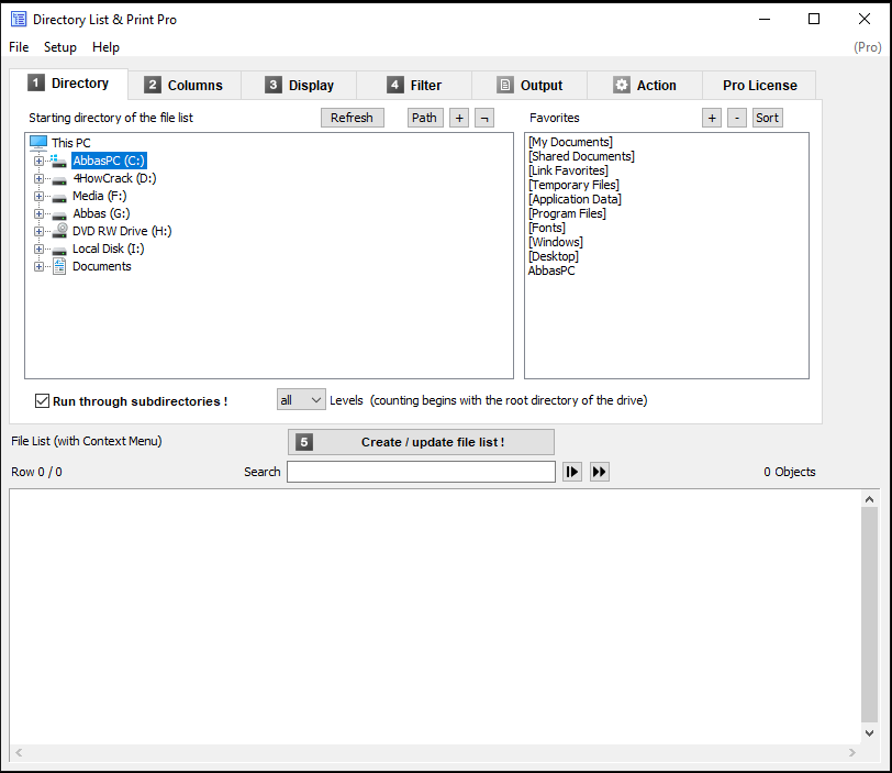 Directory List and Print Pro License Key Download Directory List and Print Pro License Key Download