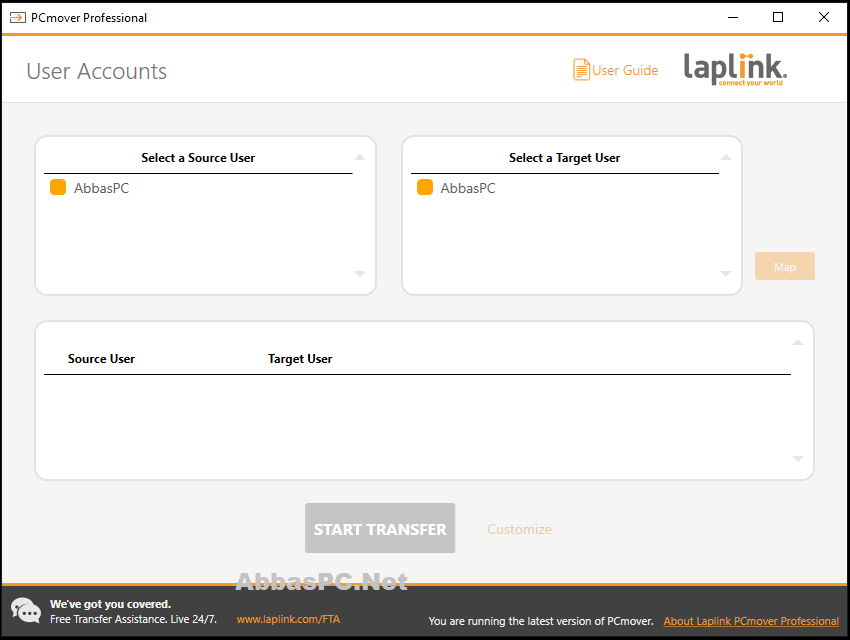 Laplink PCmover Professional Serial Key Download