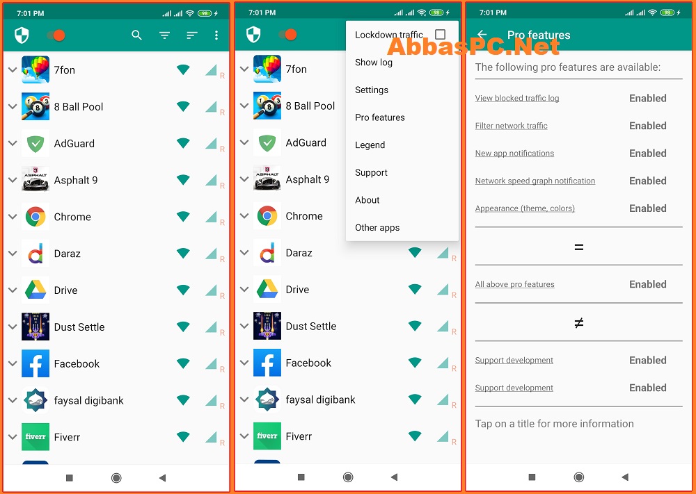 NetGuard Pro APK MOD for Android