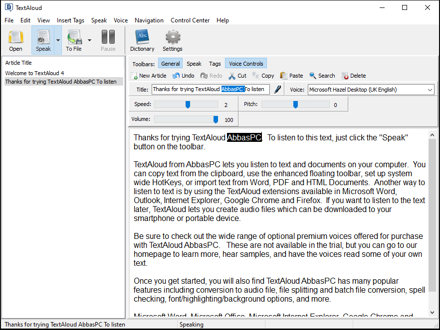 NextUp TextAloud License Key Download NextUp TextAloud License Key Download