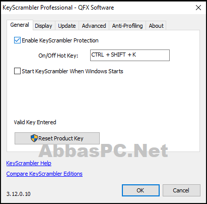 QFX KeyScrambler Professional Product Key QFX KeyScrambler Professional Product Key