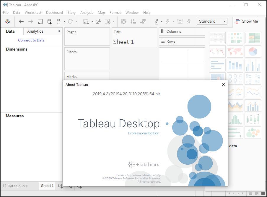 Tableau Desktop Professional Edition Serial Key