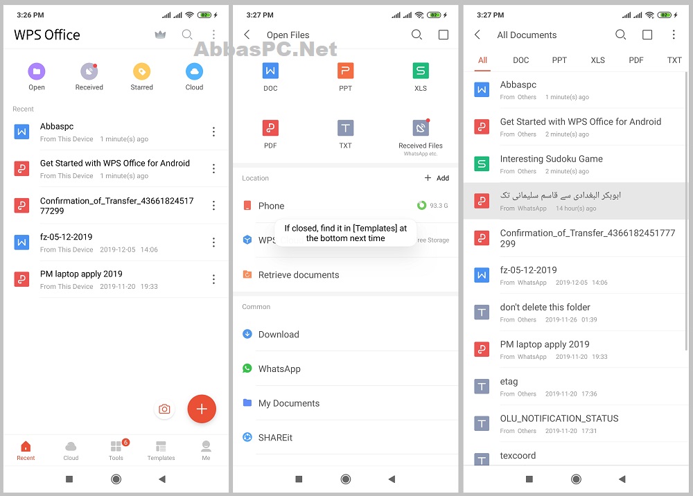 WPS Office Cracked APK Full Unlocked Premium