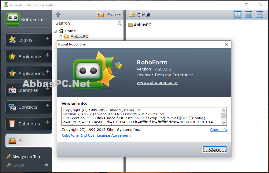 AI RoboForm Enterprise License Key