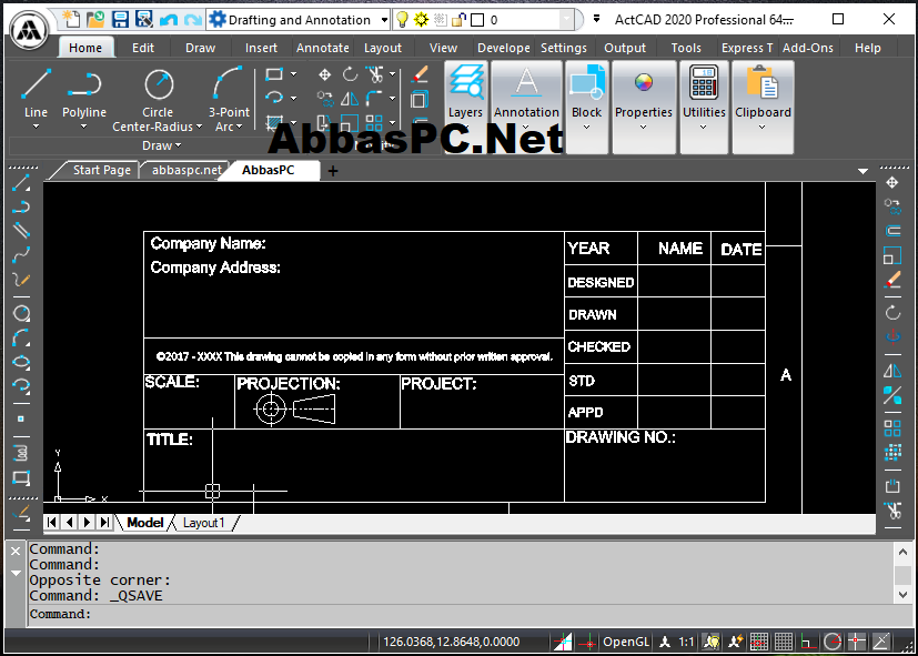 ActCAD Professional License Key