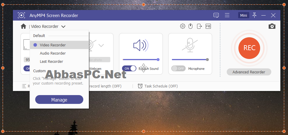 AnyMP4 Screen Recorder Registration Code