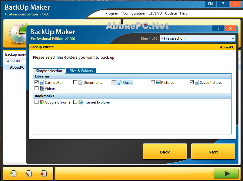 BackUp Maker Professional Serial Key