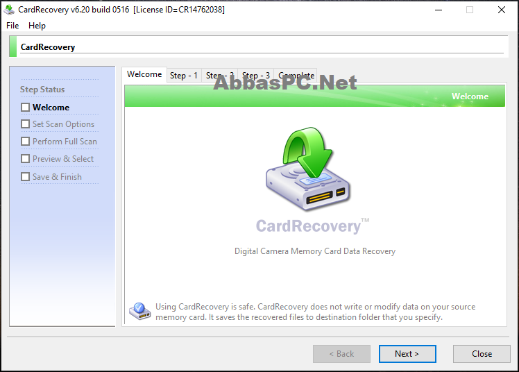 CardRecovery Registration Key Download