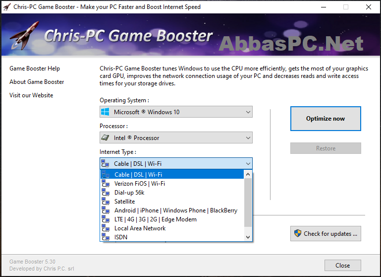 Chris-PC Game Booster Serial Key