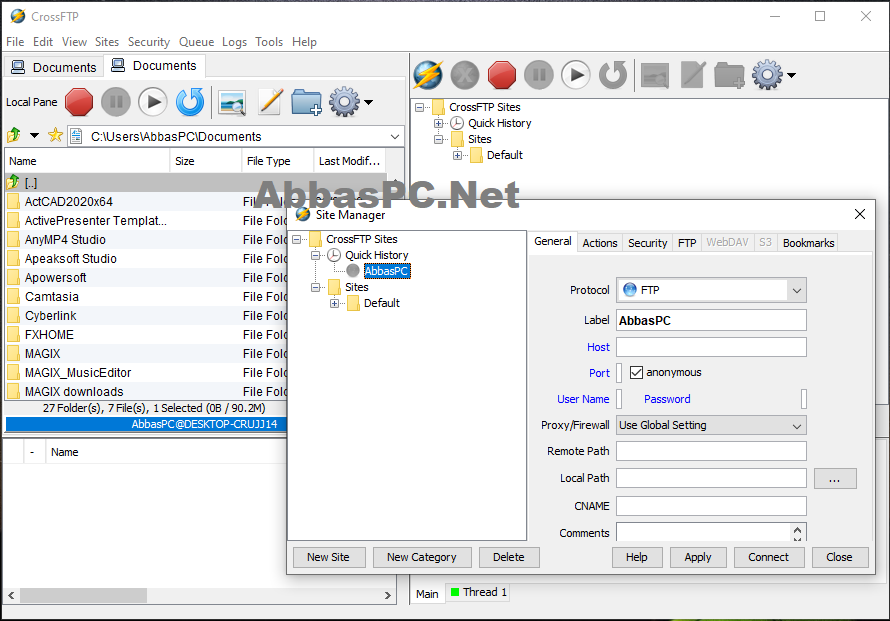 CrossFTP Enterprise License Code CrossFTP Enterprise License Code