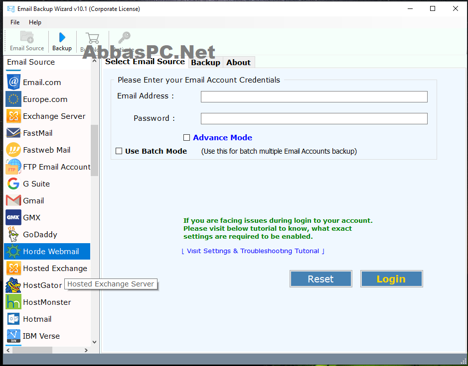 Email Backup Wizard Corporate License Key