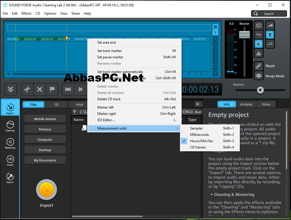 MAGIX SOUND FORGE Audio Cleaning Lab Serial Number