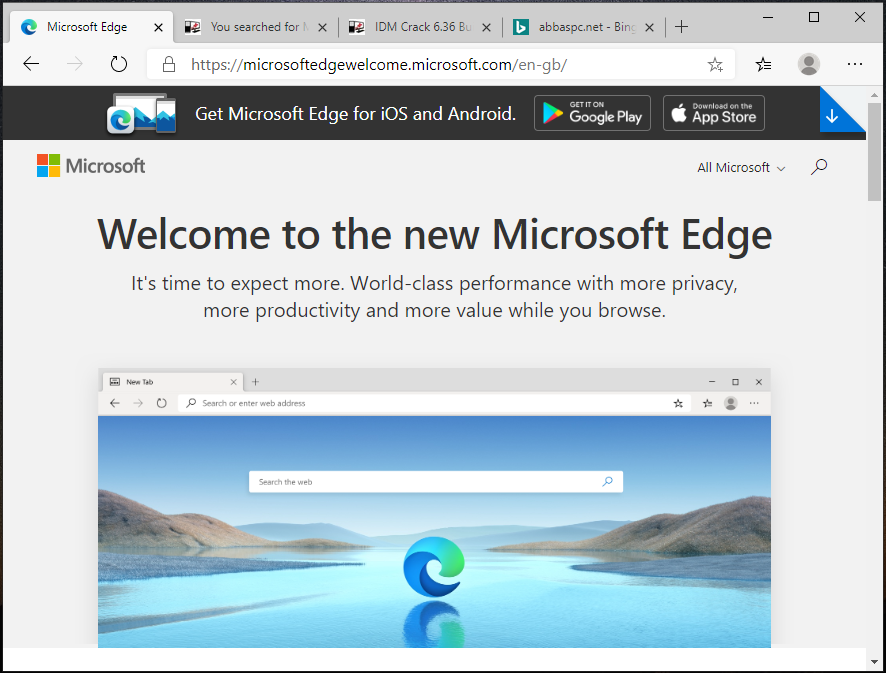 Microsoft Edge Offline Installer for Windows