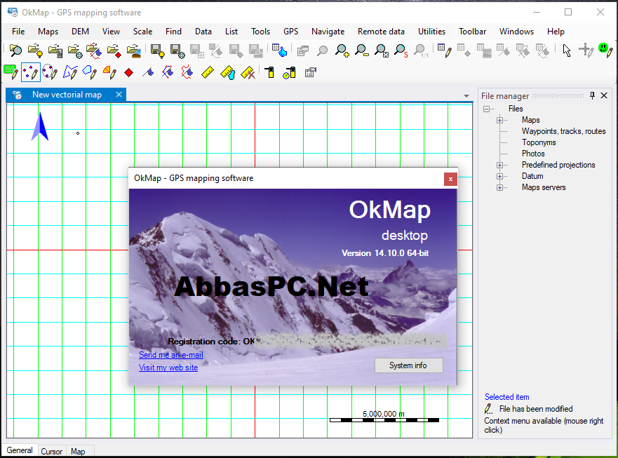 OkMap Desktop Registration Code OkMap Desktop Registration Code