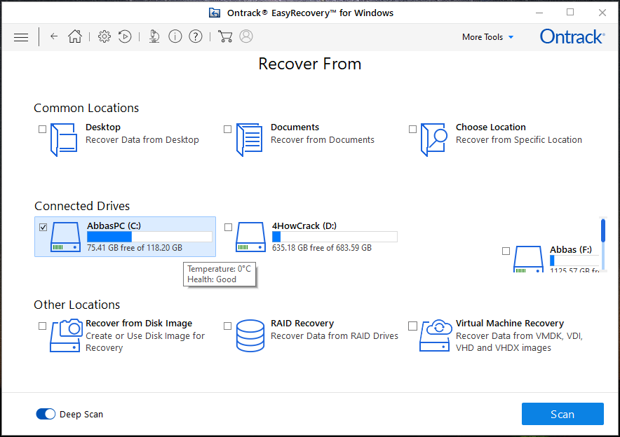 Ontrack EasyRecovery Toolkit for Windows Activation Key