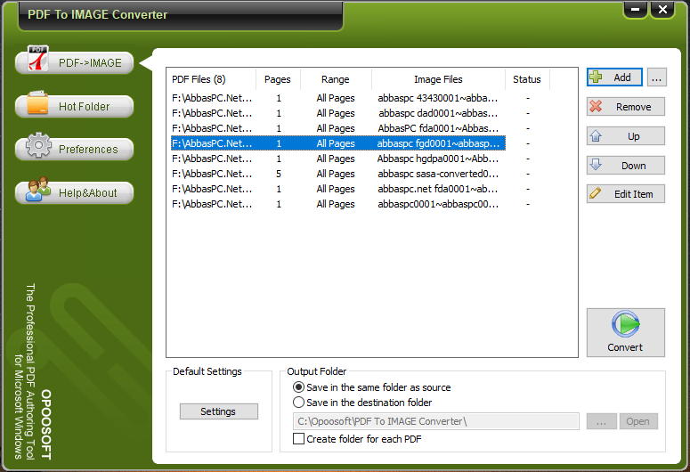 OpooSoft PDF To Image Converter License Code