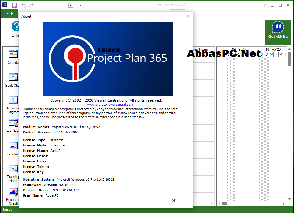 Project Viewer 365 Enterprise Product Key