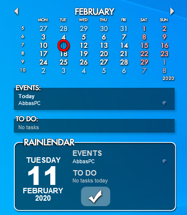 Rainlendar Pro License Key