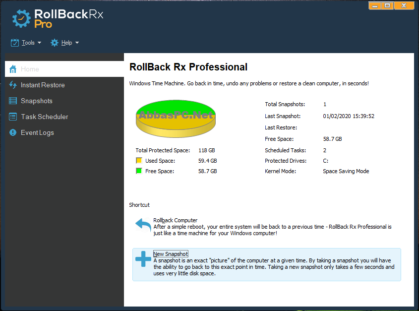 RollBack Rx Professional License Key