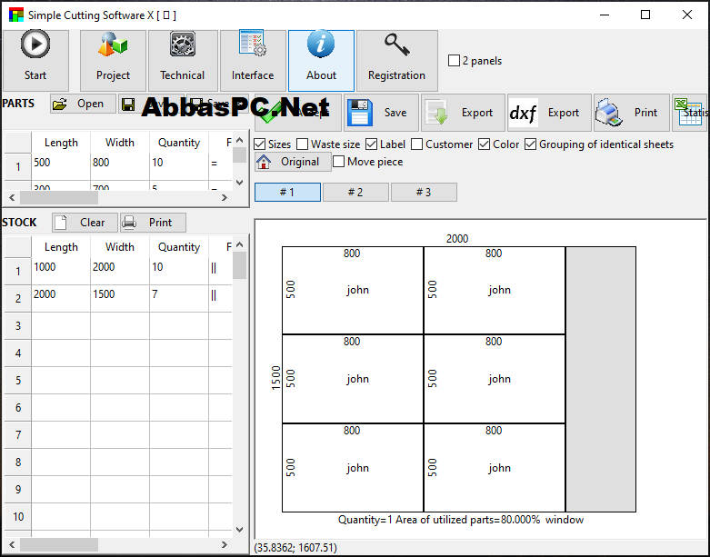 Simple Cutting Software X Registration Key