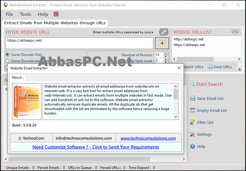 Technocom Website Email Extractor Activation Key