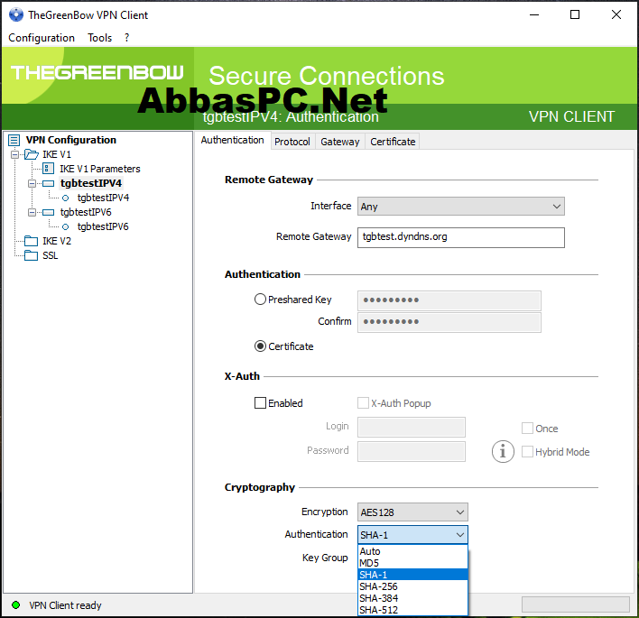 TheGreenBow VPN Client License Number