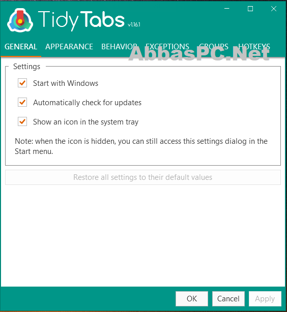 TidyTabs Professional License Key
