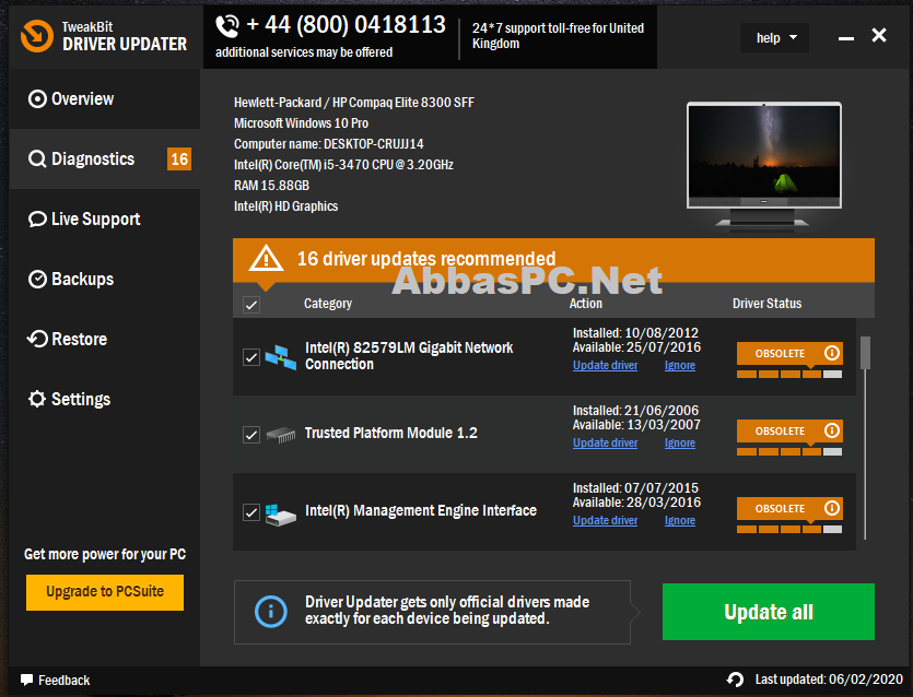 TweakBit Driver Updater 2.2.4.56134 With Crack (Latest) | AbbasPC