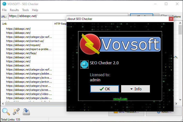 VovSoft SEO Checker License Key
