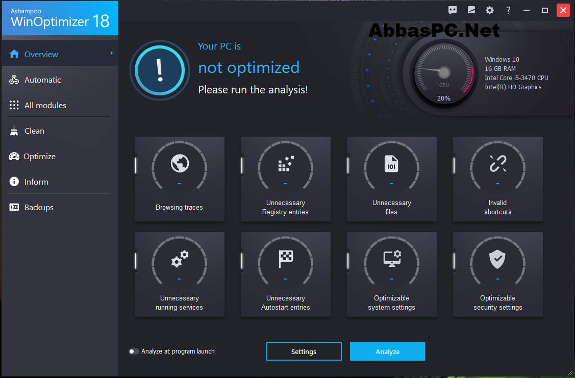 Ashampoo WinOptimizer License Key