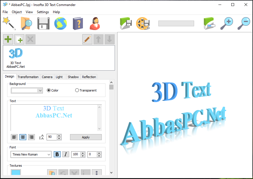Insofta 3D Text Commander License Key Download