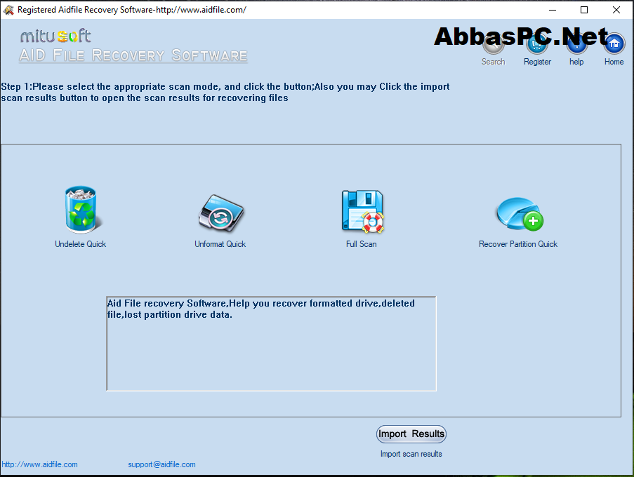 Aidfile Recovery Software Register Code Download