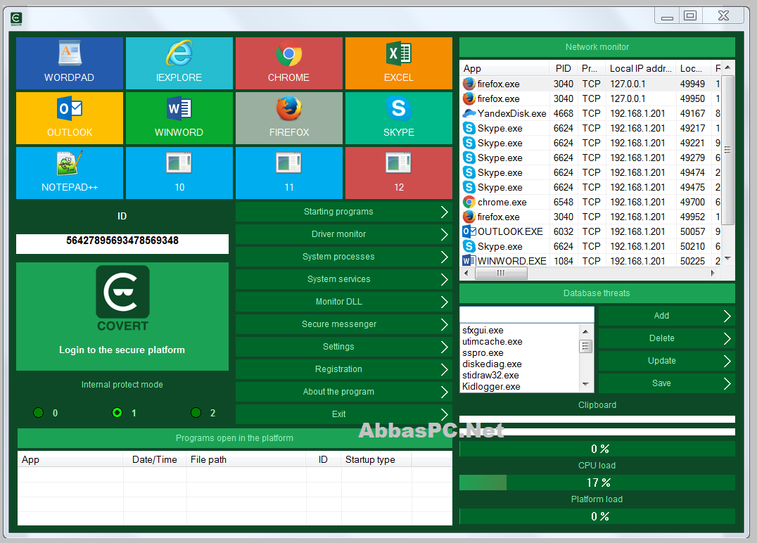 COVERT Pro AESS for Windows Free Download