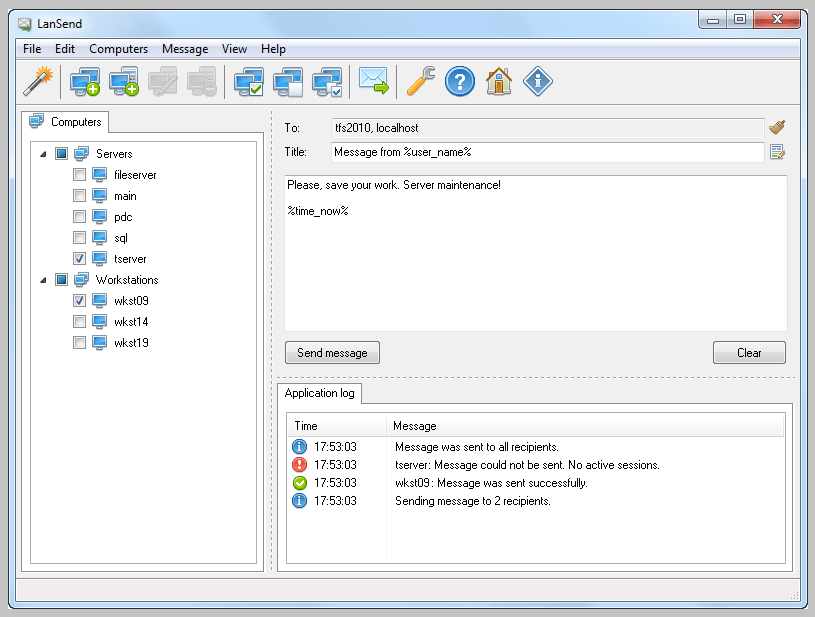 LizardSystems LanSend Free Download