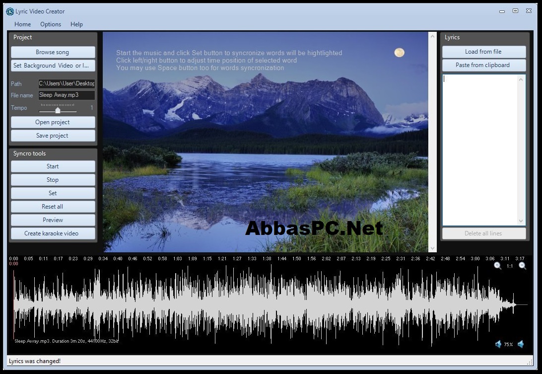 Lyric Video Creator Professional License Key