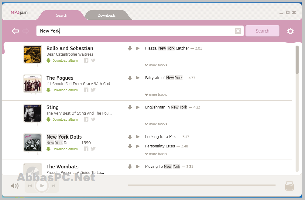 MP3jam Free Download for Windows