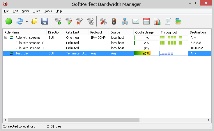 SoftPerfect Bandwidth Manager for Windows