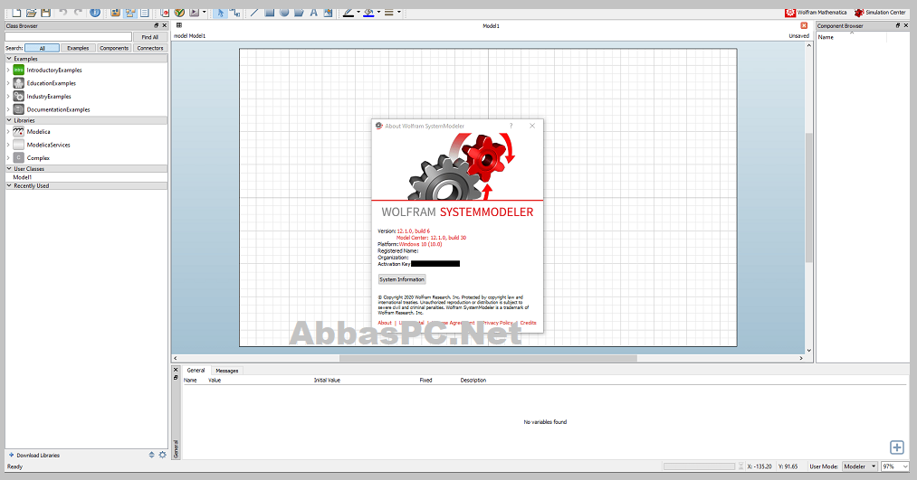 Wolfram SystemModeler Free Download for Windows