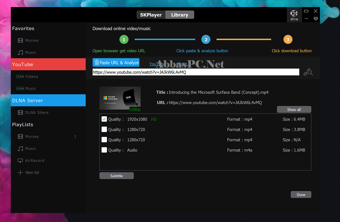 5KPlayer for Windows PC Free Download Latest 5KPlayer for Windows PC Free Download Latest