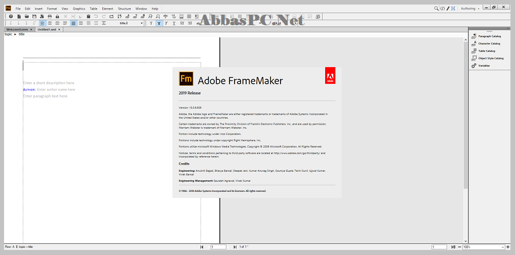 Adobe FrameMaker Full Version Free Download Adobe FrameMaker Full Version Free Download