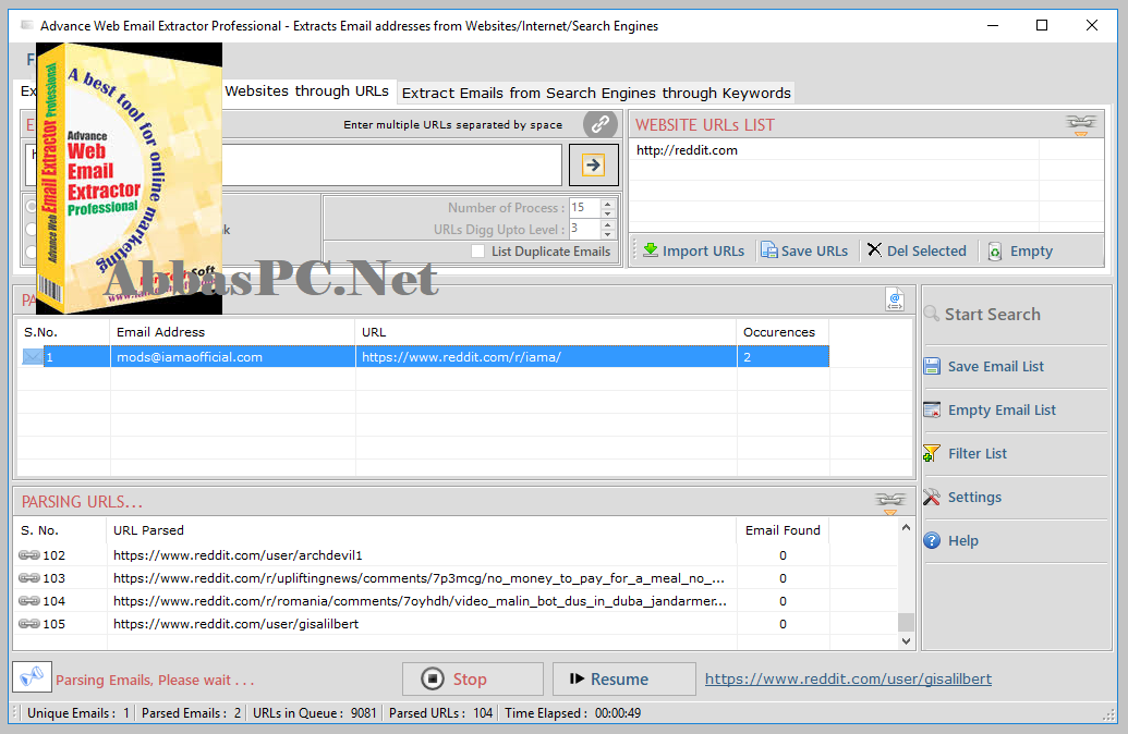 Advance Web Email Extractor Pro Free Download