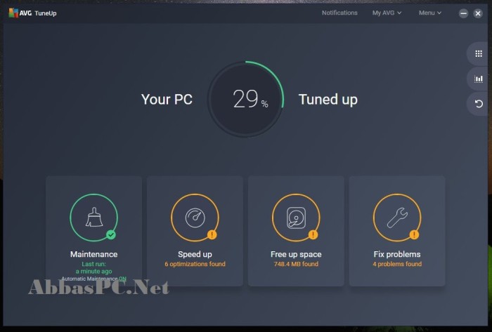 AVG TuneUp Full Version Cracked for Windows PC AVG TuneUp Full Version Cracked for Windows PC